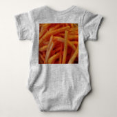 Grappig foodie humor junk food snack friet romper (Achterkant)