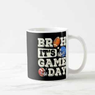 Grappig Football Boy Tiener Bruh zijn Game Day Ame Koffiemok