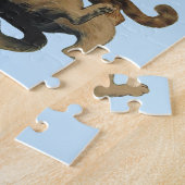 grappig football dat katten speelt legpuzzel (Zijkant)