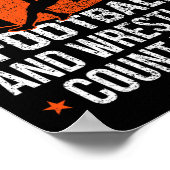 Grappig Football Design voor kinderen Vrouwen - Ma Poster (Hoek)