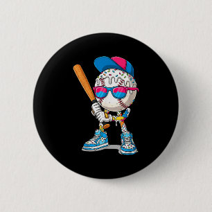 Grappig Football Druppel voor Jongens Kinder Jeugd Ronde Button 5,7 Cm