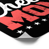 Grappig Football en vrolijk mam Poster (Hoek)