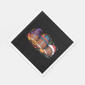 Grappig Football Halloween Thanksgiving Xmas Spook Servet (Hoek)