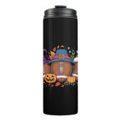 Grappig Football Halloween Thanksgiving Xmas Spook Thermosbeker (Voorkant)
