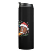 Grappig Football Halloween Thanksgiving Xmas Spook Thermosbeker (Geroteerd rechts)