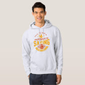 Grappig Football Herfst Seizoen Gag Hoodie (Voorkant volledig)