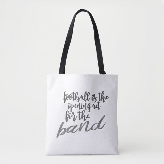 Grappig Football is de openingswet voor de band Tote Bag (Voorkant)
