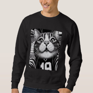 Grappig Football Kat Selfie Spel Dag Katten Selfie Trui