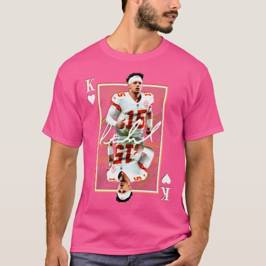 Grappig Football King Mahomes T-shirt (Voorkant)
