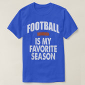 Grappig Football Lovers Football is mijn seizoen T-shirt (Design voorkant)