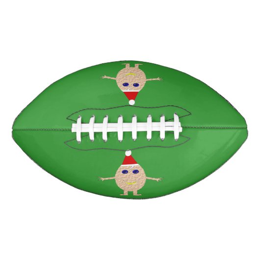 Grappig Football met kersteieren (Voorkant)