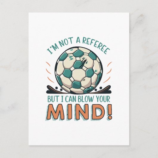 Grappig Football ontwerp Briefkaart (Voorkant)