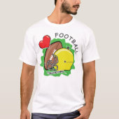 Grappig Football ontwerp T-shirt (Voorkant)