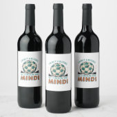 Grappig Football ontwerp Wijn Etiket (Flessen)