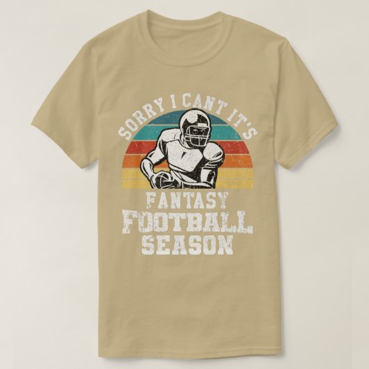 Grappig Football, sorry dat ik het geen Fantasy Fo T-shirt (Design voorkant)