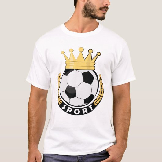 Grappig Football / Voetbal Design T-shirt (Voorkant)