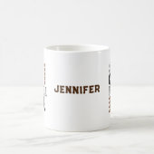 Grappig Football Voetbal Mama Coach Retro Kinder Koffiemok (Center)