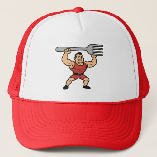 Grappig Forklift Strongman Design Trucker Pet