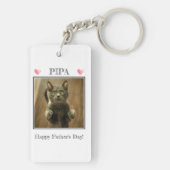 Grappig foto van Cat... deze mens behoort tot Sleutelhanger (achterkant)