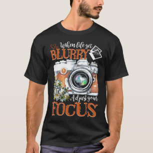 Grappig Fotograaf Gift T-shirt Camera Fotografie