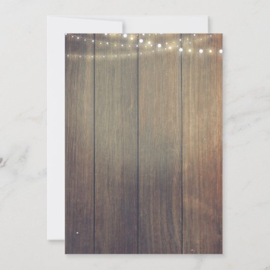 Grappig fotograferen van kinderen | Rustisch hout  Save The Date (Achterkant)