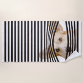 Grappig fotograferen van moderne geschenken voor h strandlaken (Voorkant)