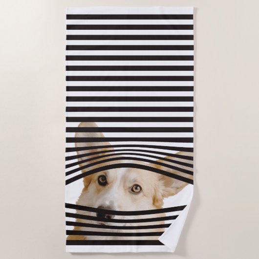 Grappig fotograferen van moderne geschenken voor h strandlaken (Voorkant)