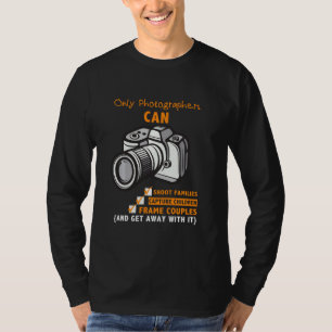 Grappig fotografie camera Gezegden Quo T-shirt