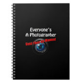 Grappig fotografie - Fotograaf Go Manual Quote Notitieboek (Voorkant)