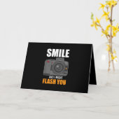 Grappig fotografie kaart (Gele Bloem)