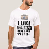 Grappig fotografisch ontwerp t-shirt (Voorkant)