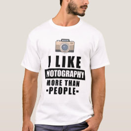 Grappig fotografisch ontwerp t-shirt