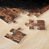 Grappig Fox die het aantikt is Tongue Legpuzzel (Zijkant)