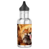 Grappig Fox die het aantikt is Tongue Waterfles (Links)
