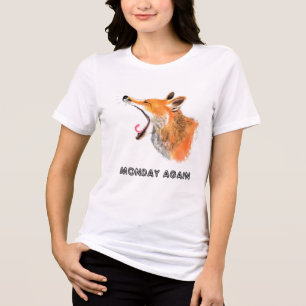 Grappig Fox T-shirt met tekst - 