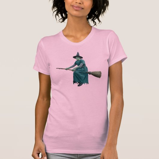 Grappig Frankenstein Heks Halloween T-Shirt (Voorkant)
