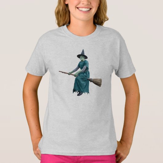 Grappig Frankenstein Heks Kinder T-Shirt (Voorkant)