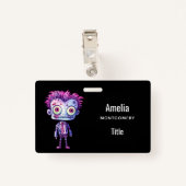 Grappig Frankenstein Monster Halloween Fun Badge (Achterkant met clip)