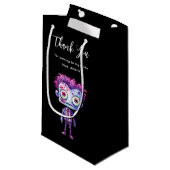 Grappig Frankenstein Monster Halloween Fun Bedankt Klein Cadeauzakje (Voorkant Gekanteld)