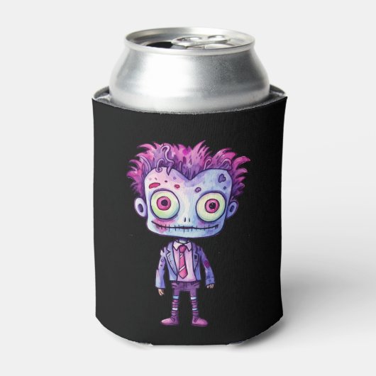Grappig Frankenstein Monster Halloween Fun Blikjeskoeler (Blikje Voorkant)
