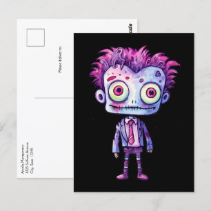 Grappig Frankenstein Monster Halloween Fun Briefkaart