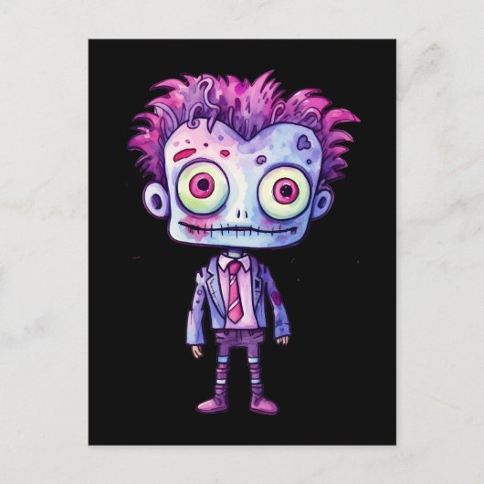 Grappig Frankenstein Monster Halloween Fun Briefkaart (Voorkant)