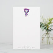 Grappig Frankenstein Monster Halloween Fun Briefpapier (Staand voorkant)