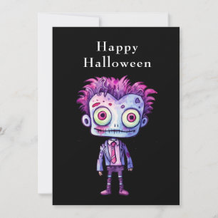 Grappig Frankenstein Monster Halloween Fun Feestdagenkaart