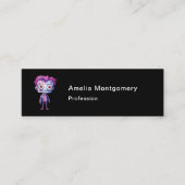 Grappig Frankenstein Monster Halloween Fun Mini Visitekaartje (Voorkant)