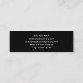 Grappig Frankenstein Monster Halloween Fun Mini Visitekaartje (Achterkant)