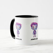 Grappig Frankenstein Monster Halloween Fun Mok (Voorkant links)