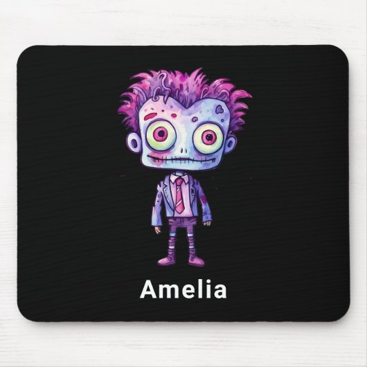 Grappig Frankenstein Monster Halloween Fun Muismat (Voorkant)