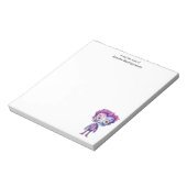 Grappig Frankenstein Monster Halloween Fun Notitieblok (Linkerzijde)