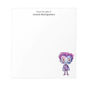 Grappig Frankenstein Monster Halloween Fun Notitieblok